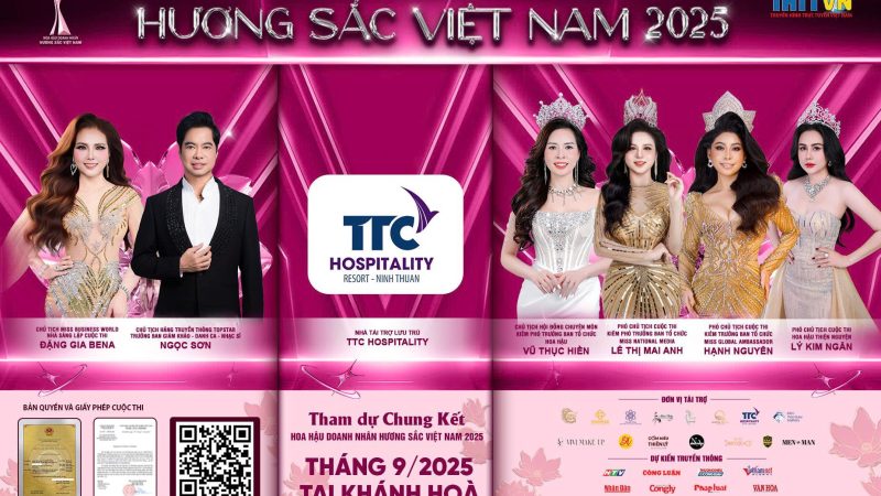 TTC Resort Ninh Thuận – NTT Lưu trú cuộc thi Hoa hậu Doanh nhân Hương sắc Việt Nam 2025