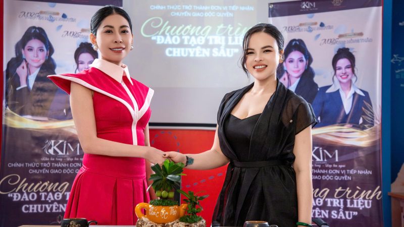 Kim Luxury tiếp nhận độc quyền chương trình đào tạo trị liệu chuyên sâu của Queenie Academy