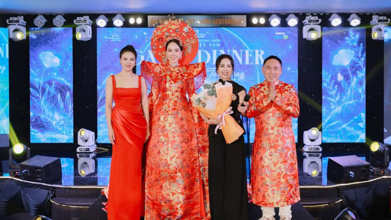 Doanh nhân Đặng Thị Mỹ Phước đấu giá thành công hai thiết kế đặc biệt, lan tỏa giá trị nhân ái tại Hoa hậu Thương hiệu Việt Nam 2026