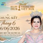 Hoa hậu Nhân ái Hồng Lan giữ cương vị Phó Ban Hội đồng Thẩm định tại Hoa hậu Thương hiệu Việt Nam 2026