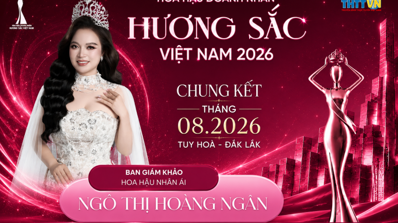 Khép lại nhiệm kỳ Hoa hậu Nhân ái, Ngô Thị Hoàng Ngân sẵn sàng cho vai trò mới tại Hoa hậu Doanh nhân Hương sắc Việt Nam 2026