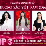 Bảng bình chọn Hoa hậu Doanh nhân Hương sắc Việt Nam 2026 “nóng” trở lại: Hai cái tên mới cùng xuất hiện Top 3