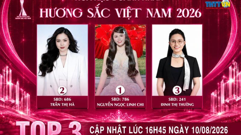 Bảng bình chọn Hoa hậu Doanh nhân Hương sắc Việt Nam 2026 “nóng” trở lại: Hai cái tên mới cùng xuất hiện Top 3