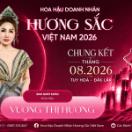 Hoa hậu Doanh nhân Trái đất 2024 Vương Thị Hương tái xuất, ngồi ghế giám khảo Hoa hậu Doanh nhân Hương sắc Việt Nam 2026
