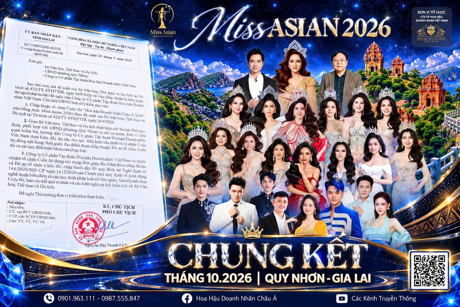 Miss Asian 2026 trở lại Quy Nhơn – Gia Lai trong mùa du lịch “Đại ngàn chạm biển xanh”