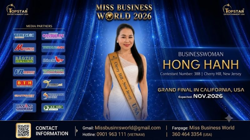 Nữ doanh nhân Hồng Hạnh tri ân khách hàng sau chặng đường đồng hành cùng Hollywood Nail Supply