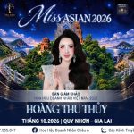 “Chánh cung nhan sắc” – Hoa hậu Hoàng Thu Thủy “cầm cân nảy mực” tại Miss Asian 2026