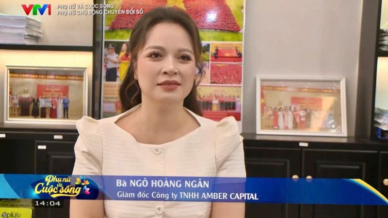 Hoa hậu Nhân ái Ngô Thị Hoàng Ngân lan tỏa thông điệp phụ nữ thời đại số trên VTV1